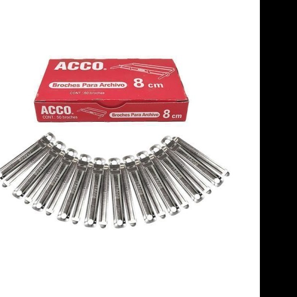 BROCHE PARCHIVO 8 CM. ACCO CJA.C50 P1580 E.5 C50